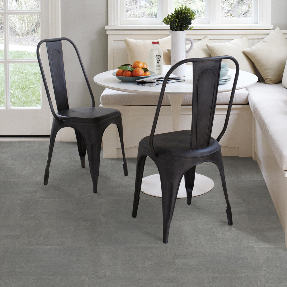 Floorpops Tundra Grey Peel and Stick Floor Tile 30.48 x 30.48cm 10 Pack Image 7