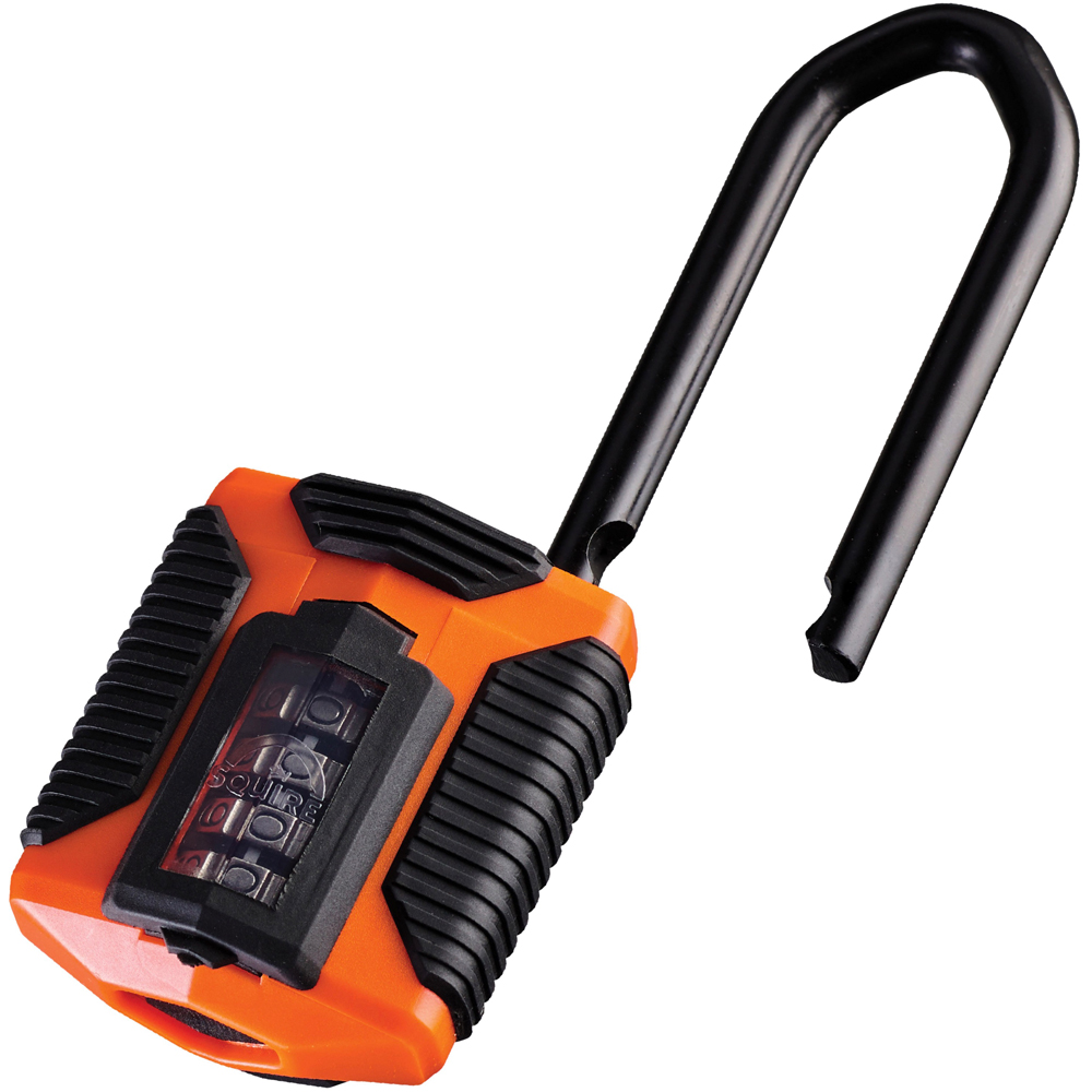 Squire 50mm 4 Wheel Combination Extra Long Shackle All Weather Padlock Image 3