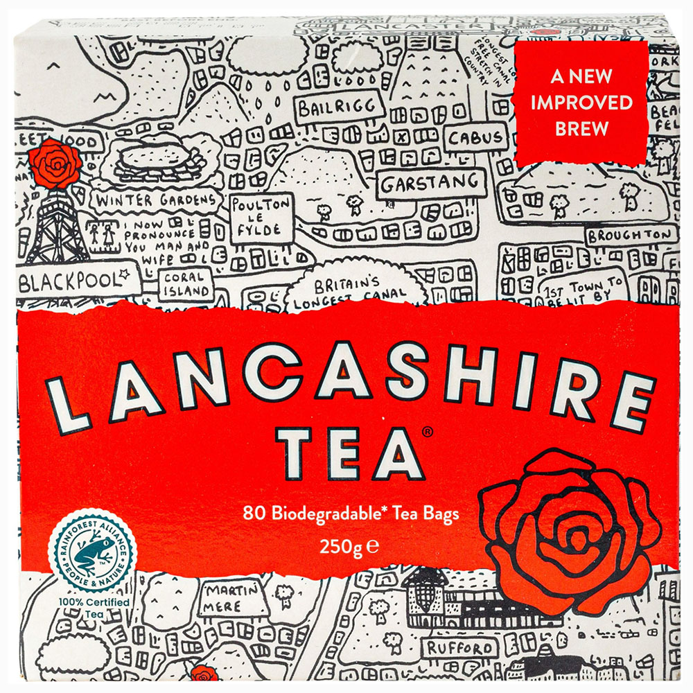 Lancashire Tea 80 Tea Bags 250g Image