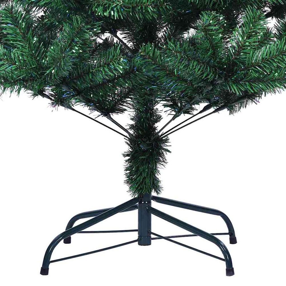 vidaXL Pre-Lit Green Artificial Christmas Tree 8ft Image 8