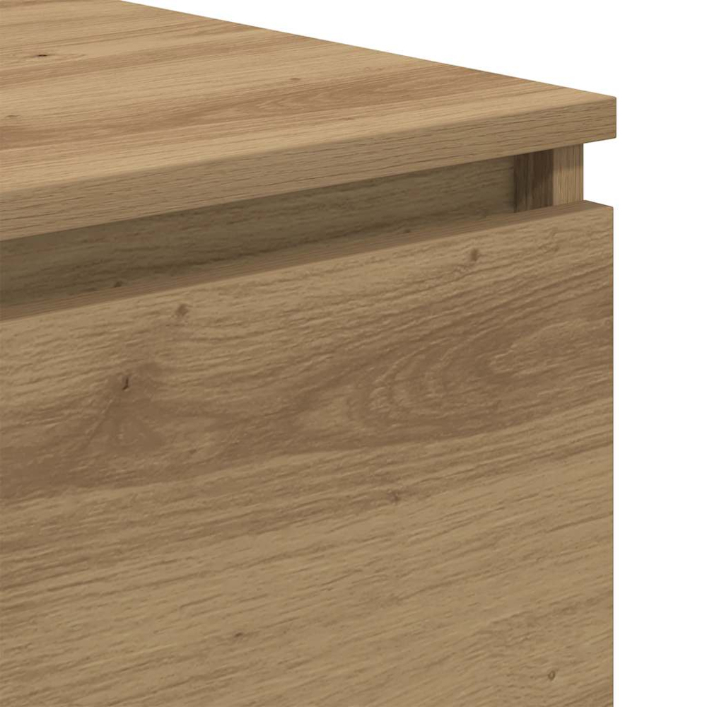 vidaXL 3 Drawer Artisan Oak Sideboard Image 9