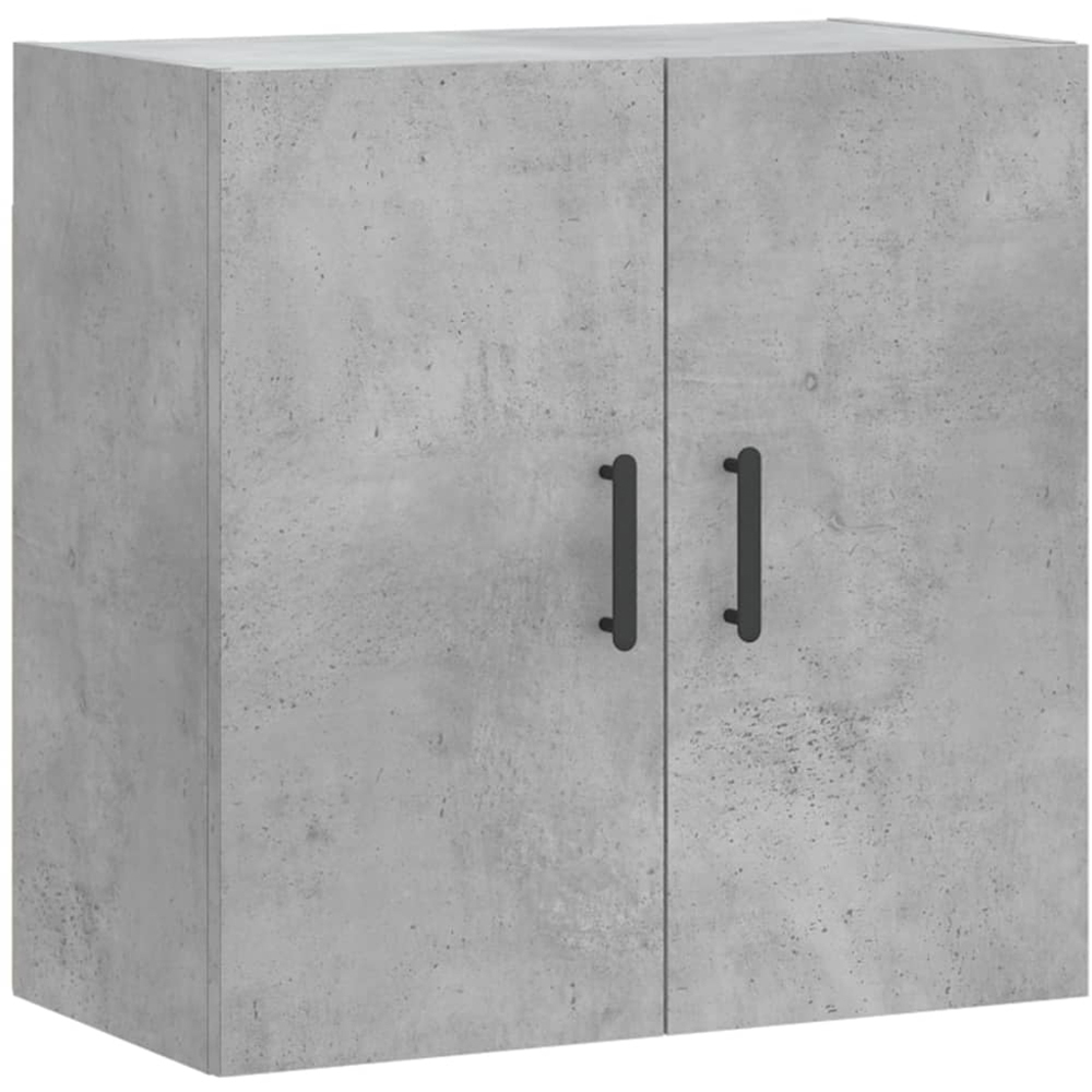 vidaXL 2 Door Concrete Grey Wall Cabinet Image 2