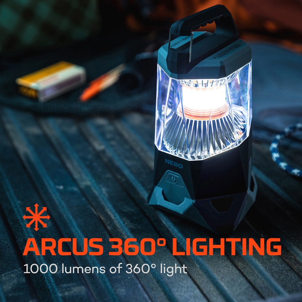 Nebo Galileo 1000 2-in-1 1000 Lumens Rechargeable Lantern with Built-In Power Bank Image 7