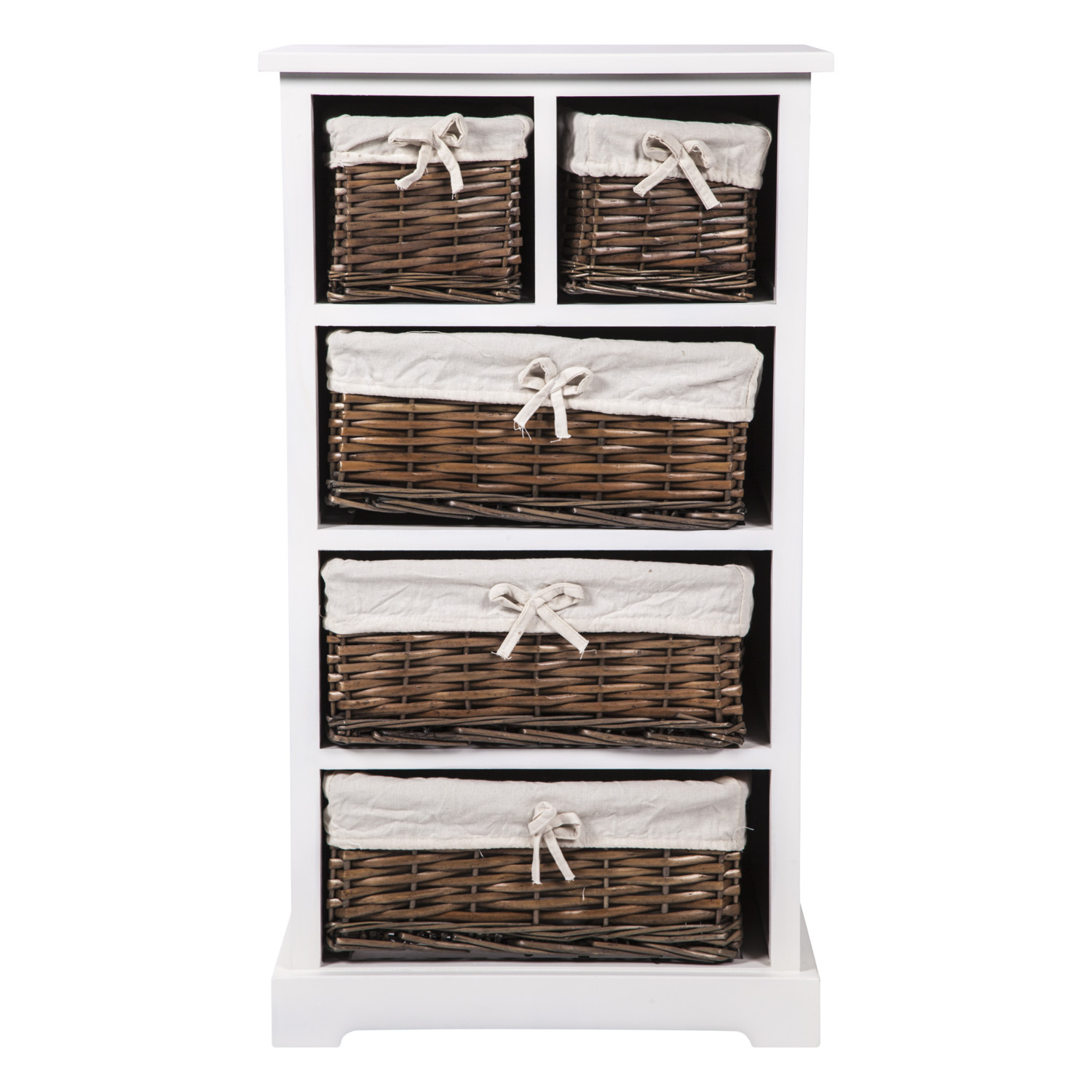 Buttermere Basket Chest - White Image 1