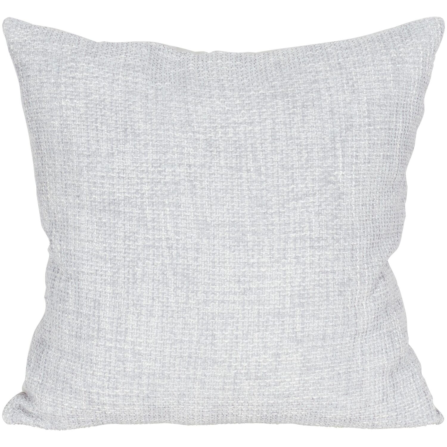 Chenille Boucle Cushion - Silver Image 1