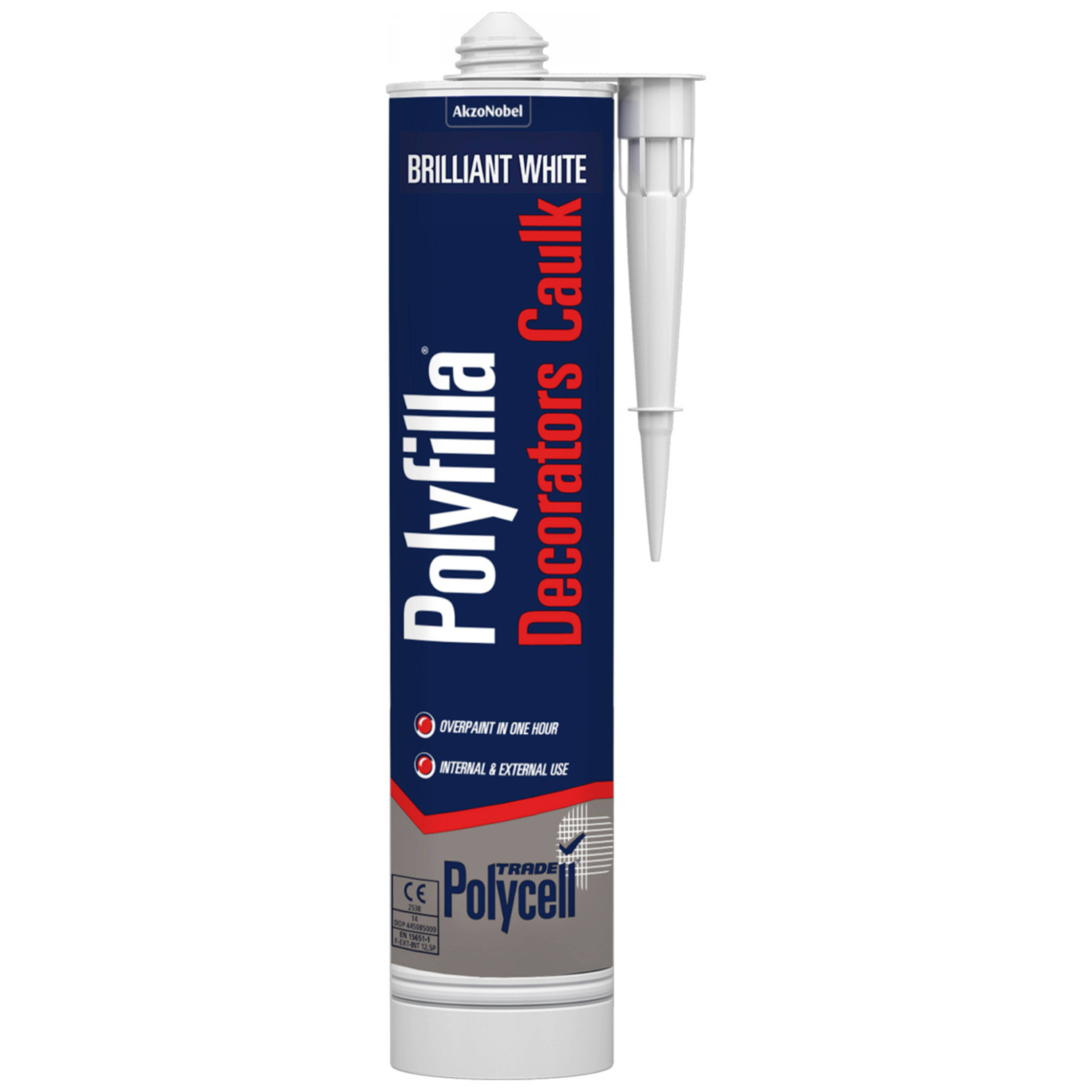 Polycell White Decorators Caulk Cartridge Image 2