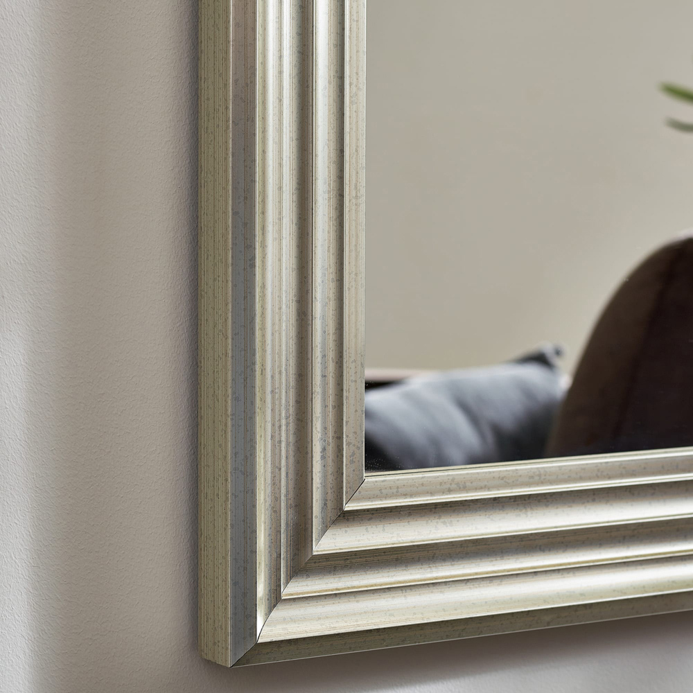 Julian Bowen Tokyo Pewter Rectangular Full Length Dressing Mirror 115 x 45cm Image 6