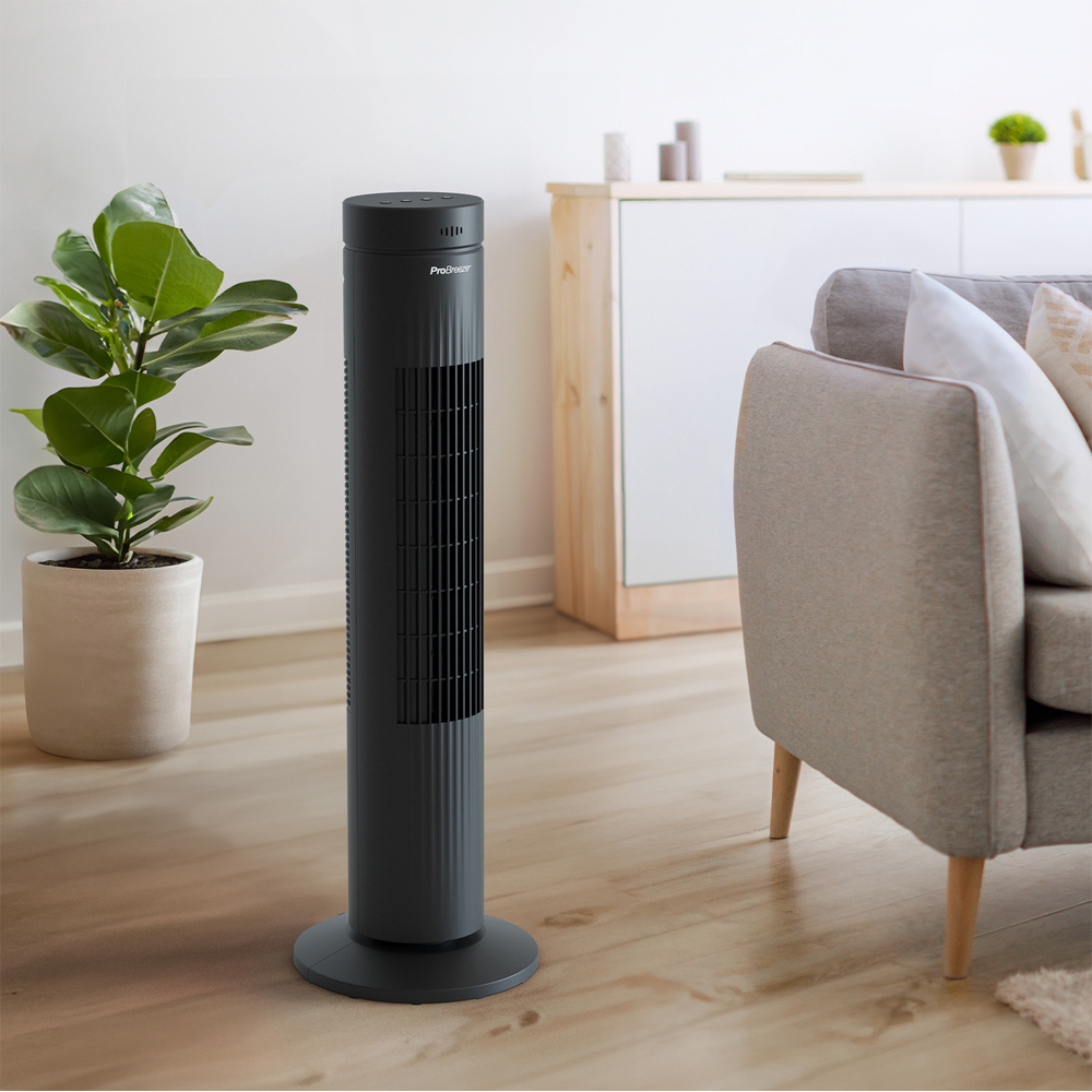 Pro Breeze Black Tower Fan 30 inch Image 6