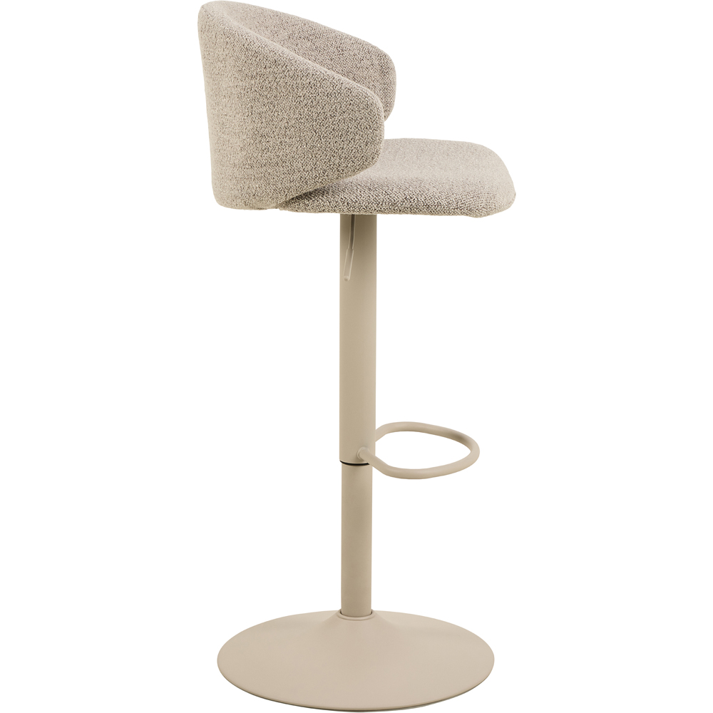 Florence Ella Beige Swivel Bar Stool Set of 2 Image 4