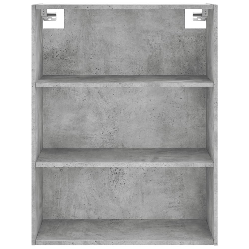 vidaXL Single Door 3 Drawer 3 Shelf Concrete Grey Highboard Image 6