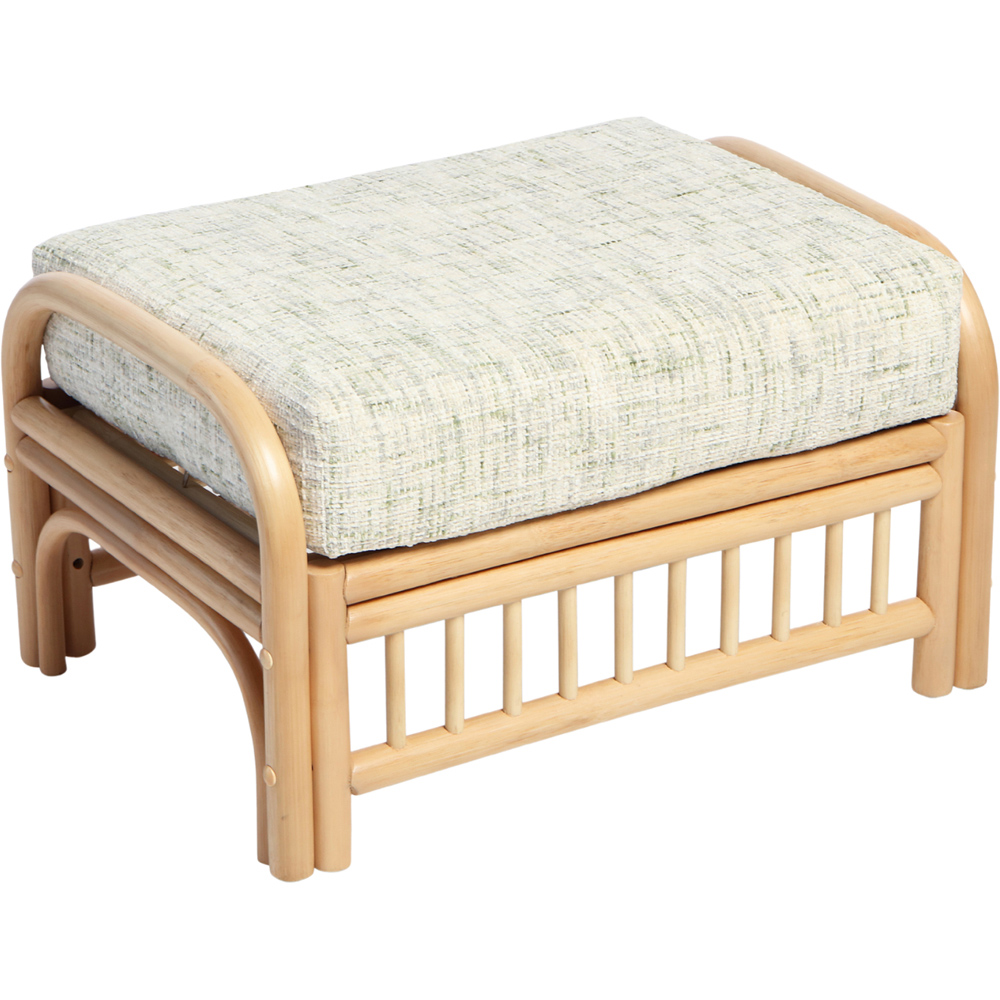 Desser Solo Natural Rattan Apple Crumble Footstool Image 2