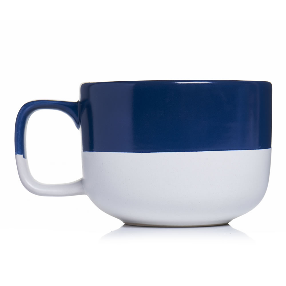 Wilko Mug 2-Tone Dark Blue Image