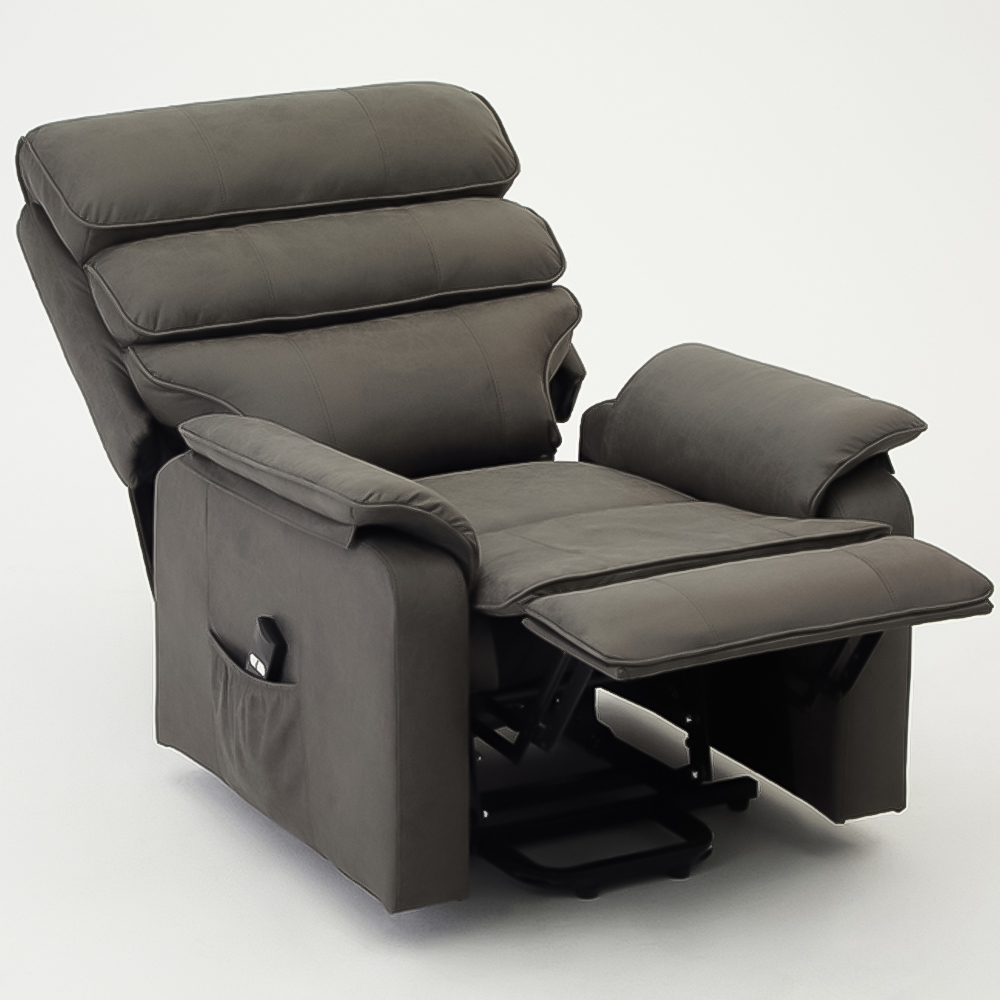 Home Detail Blair Dark Grey Electric Recliner Chair Image 5
