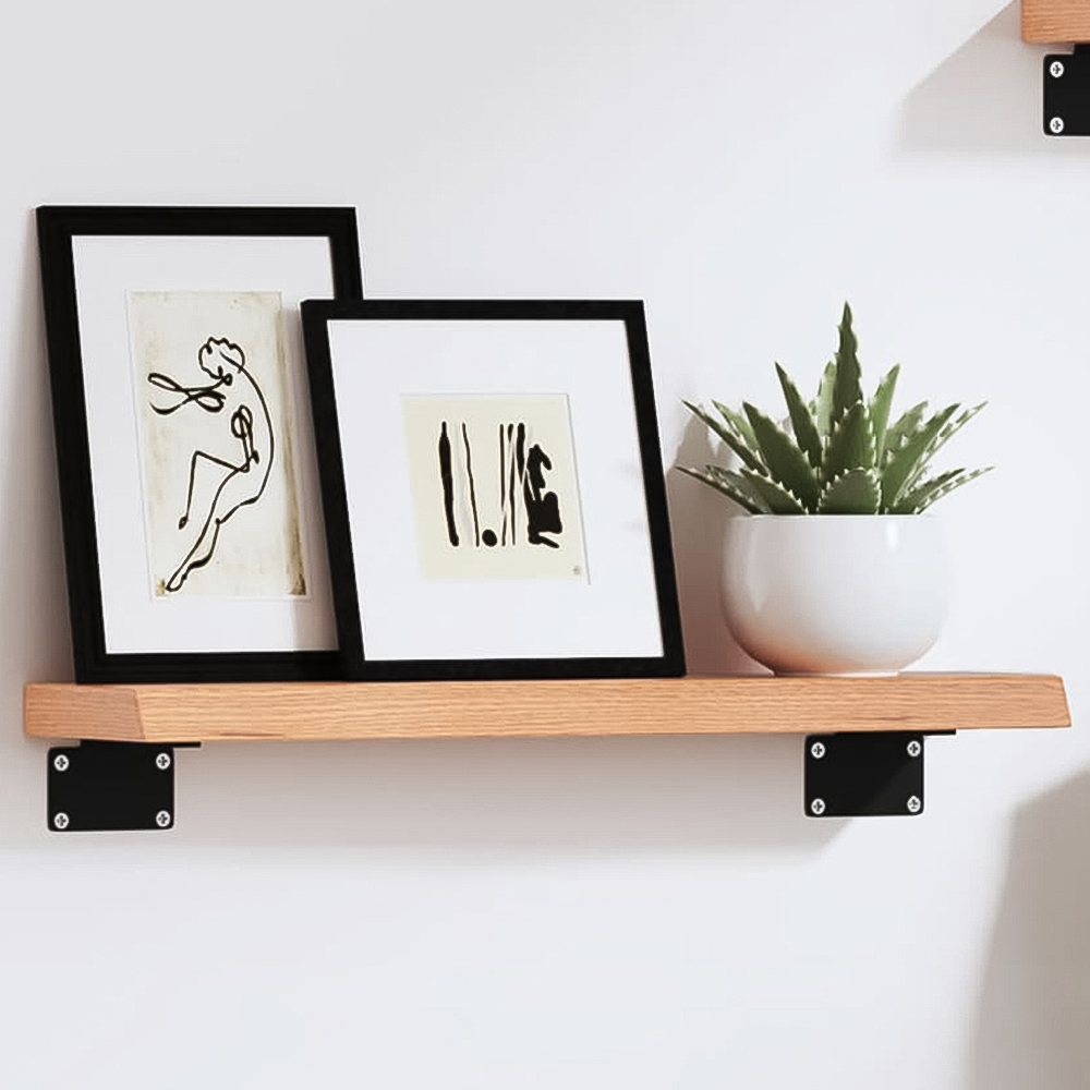 vidaXL 40cm Brown Wall Shelf Image