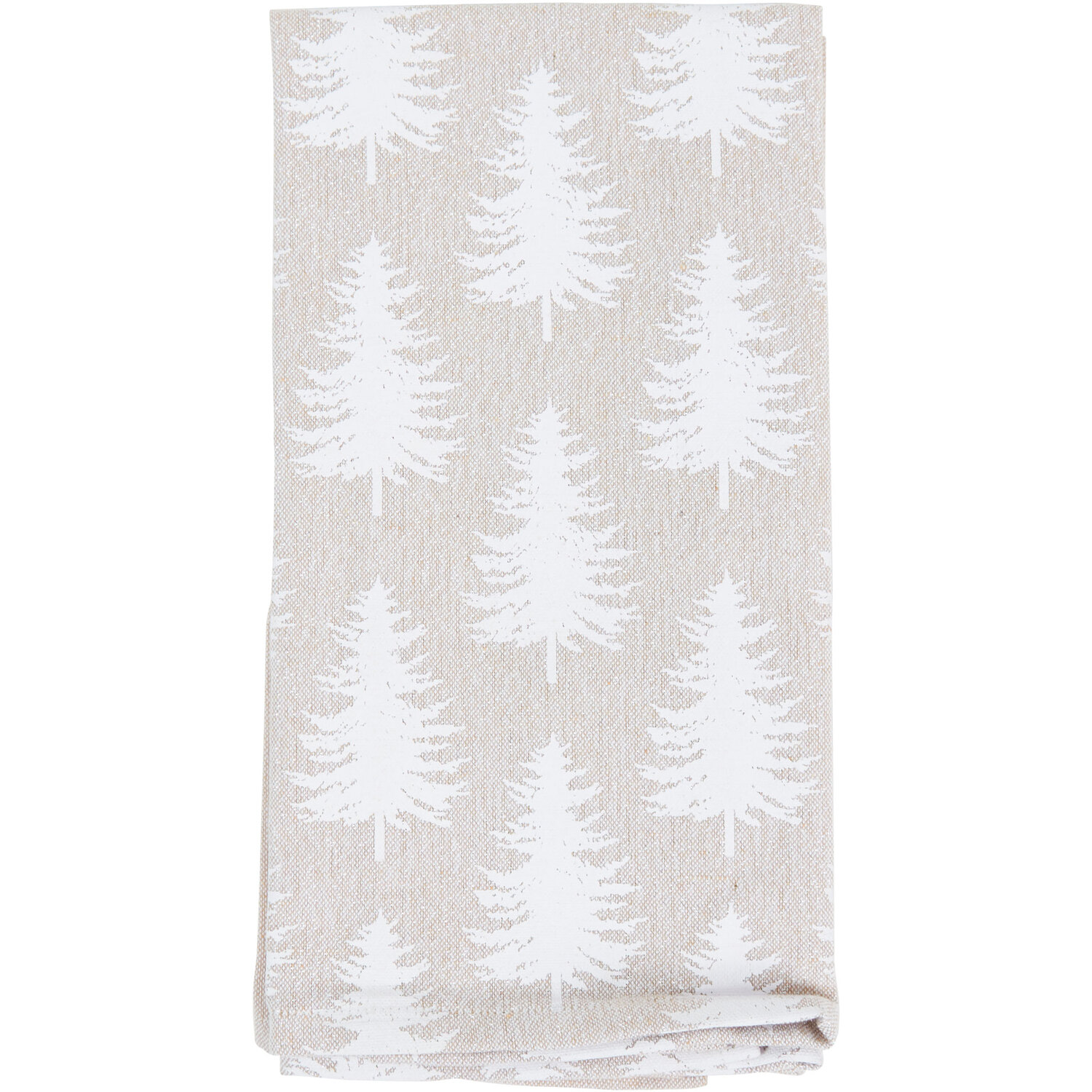 Pack of 2 Glitter Trees Kitchen Towels - Natural Image 2