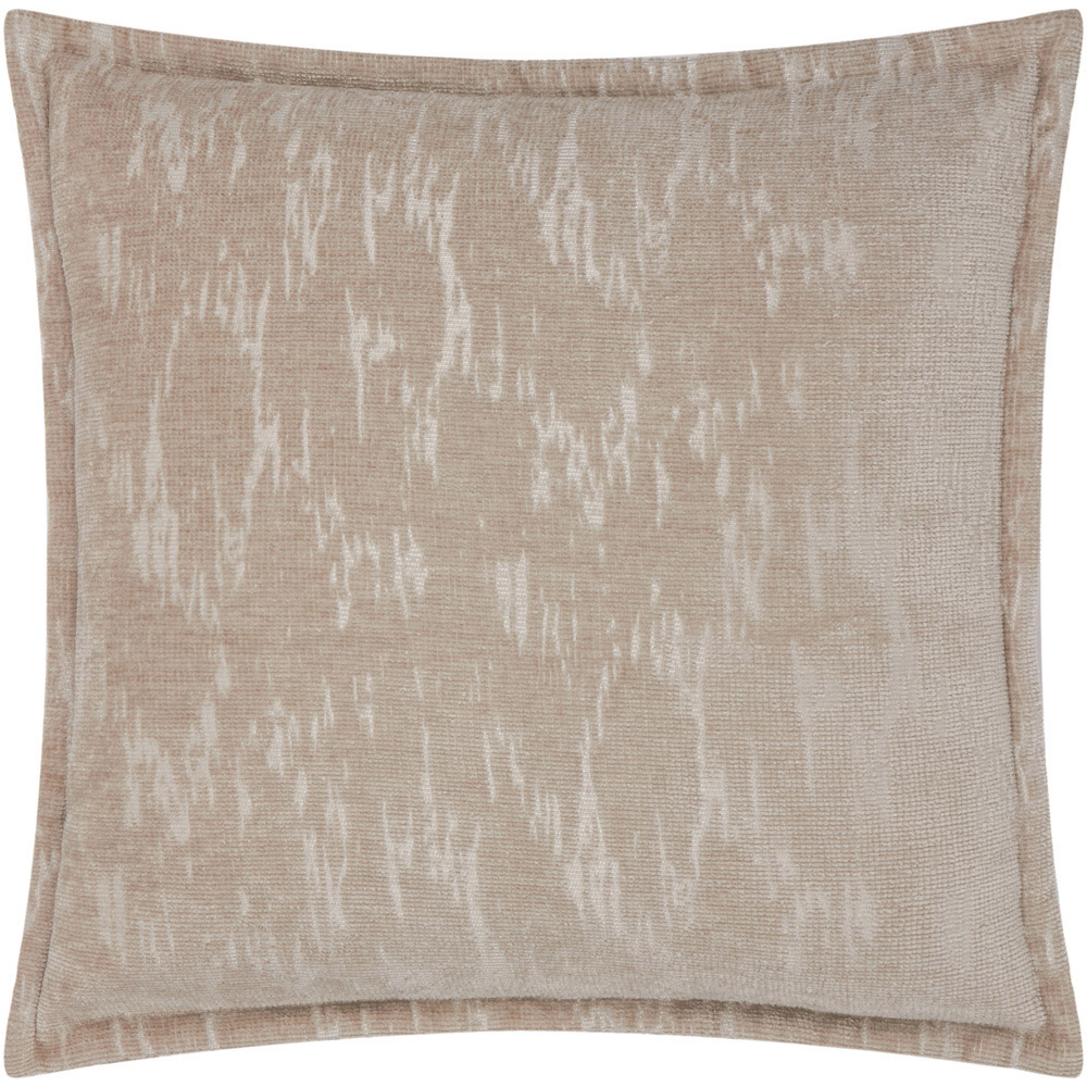 Paoletti Aurelio Jacquard Mink Chenille Cushion 45 x 45cm Image 1
