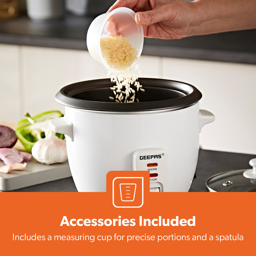 Geepas GRC35048UK 0.6L Electric Rice Cooker 300W Image 9