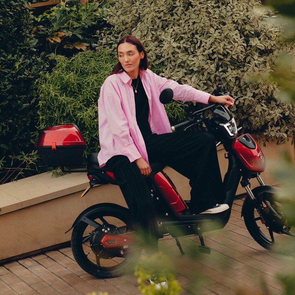 Eskuta SX-250 Tourer Matte Blue Electric Bike 48V Image 6