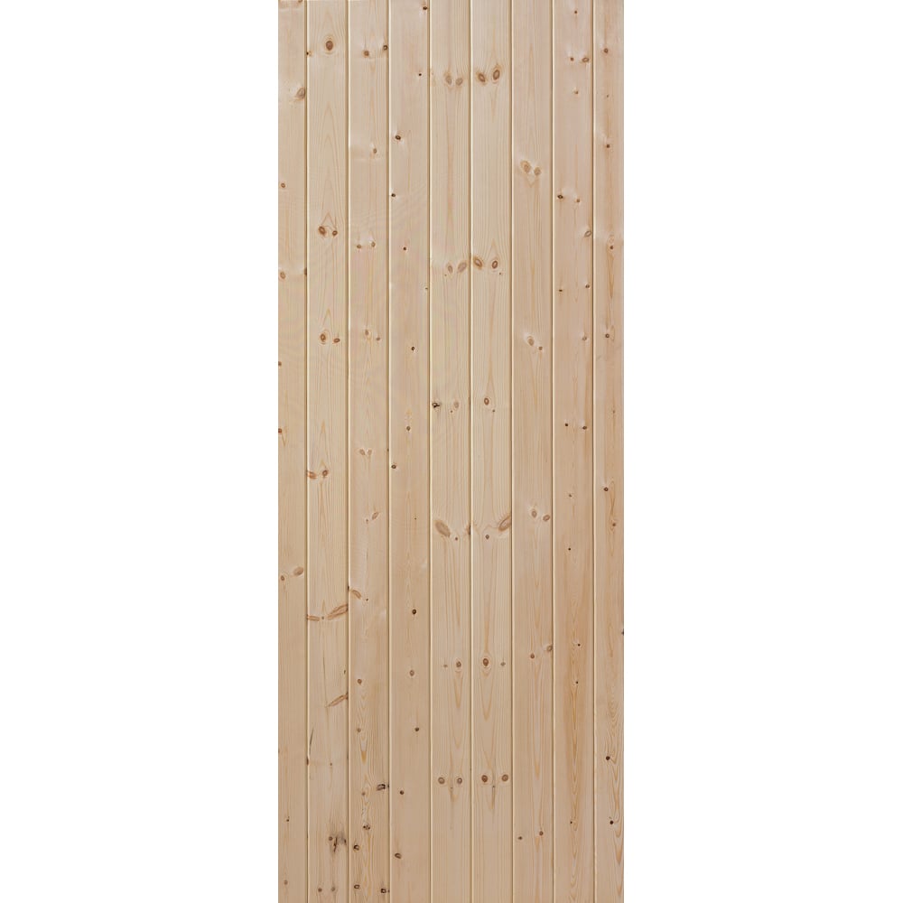 JB Kind Yellow Ledged and Braced Boarded External Door 1981 x 762mm Image 1