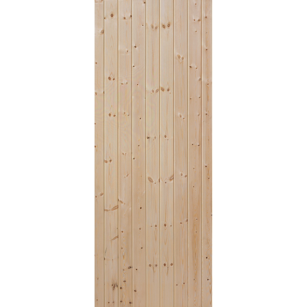 JB Kind Yellow Ledged and Braced Boarded External Door 1981 x 838mm Image 1