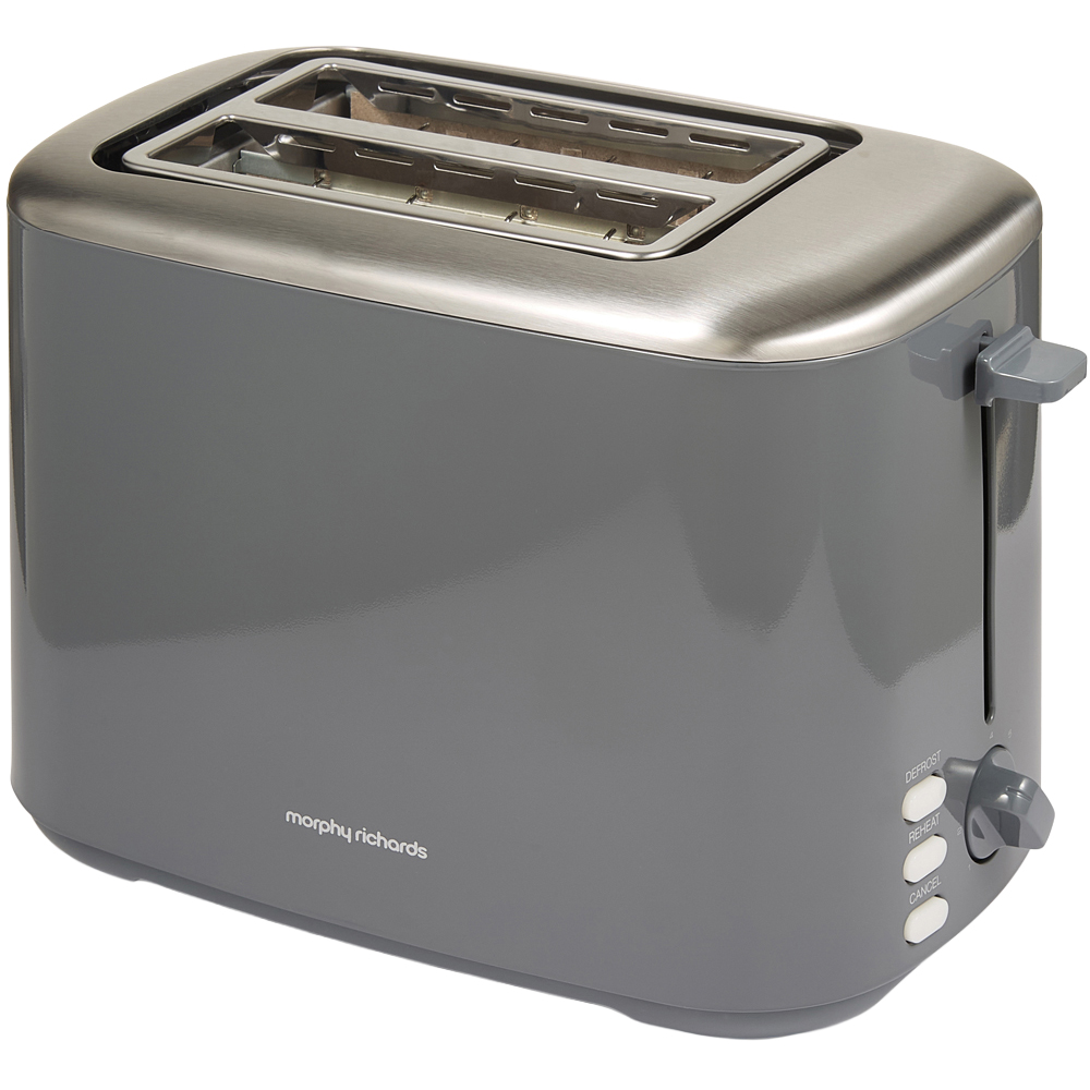Morphy Richards Grey 2 Slice Equip Toaster Image 1