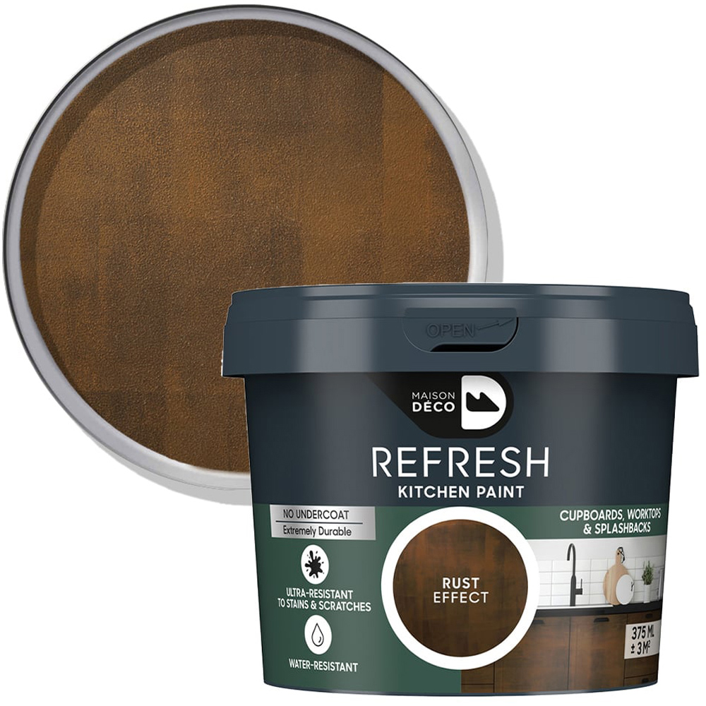 Maison Deco Refresh Kitchen Cupboards and Surfaces Rust Effect 375ml Image 1