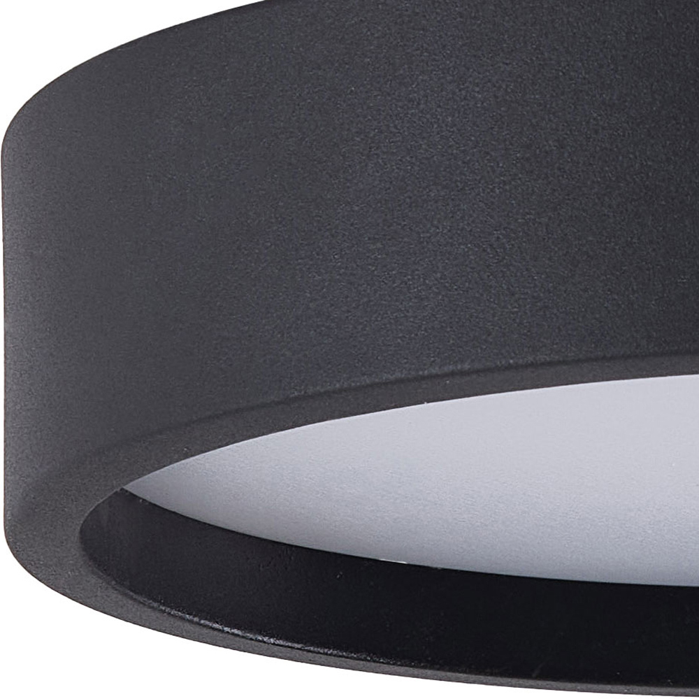 Living and Home Black LED Ceiling Light with 3 Colour Temperatures Image 5