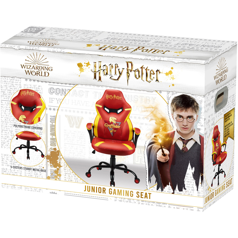 Subsonic Red and Yellow Harry Potter Junior Gaming Chair Image 2