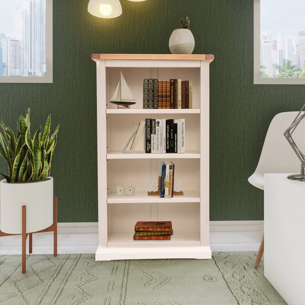 Castelli 4 Shelf Off White Bookcase Image 8