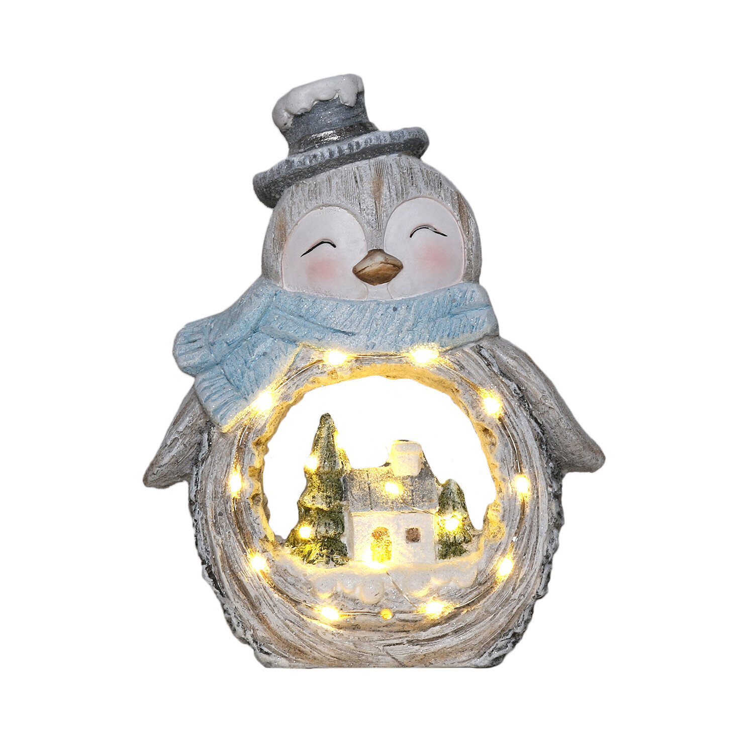 Alpine Lodge Festive Christmas LED Character Ornament Image 4