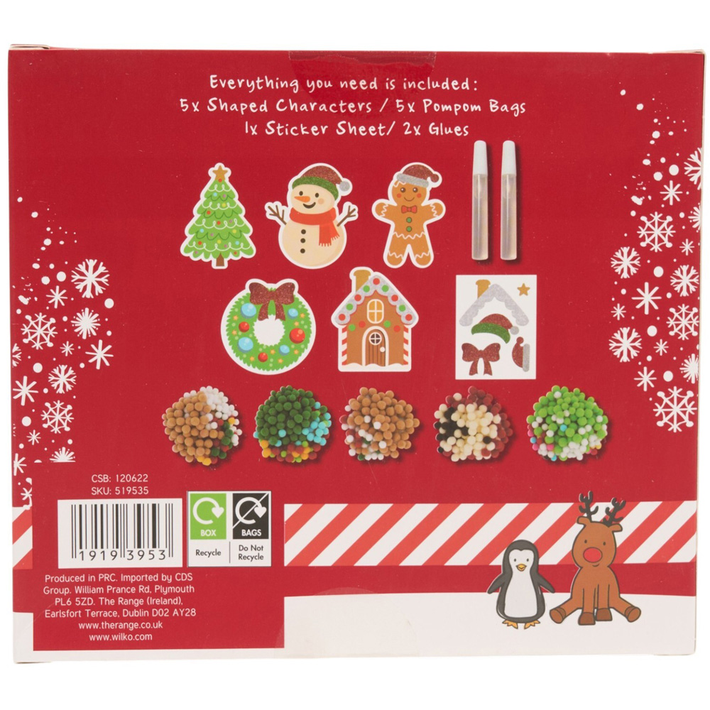 Christmas Pom Pom Art Kit Image 4