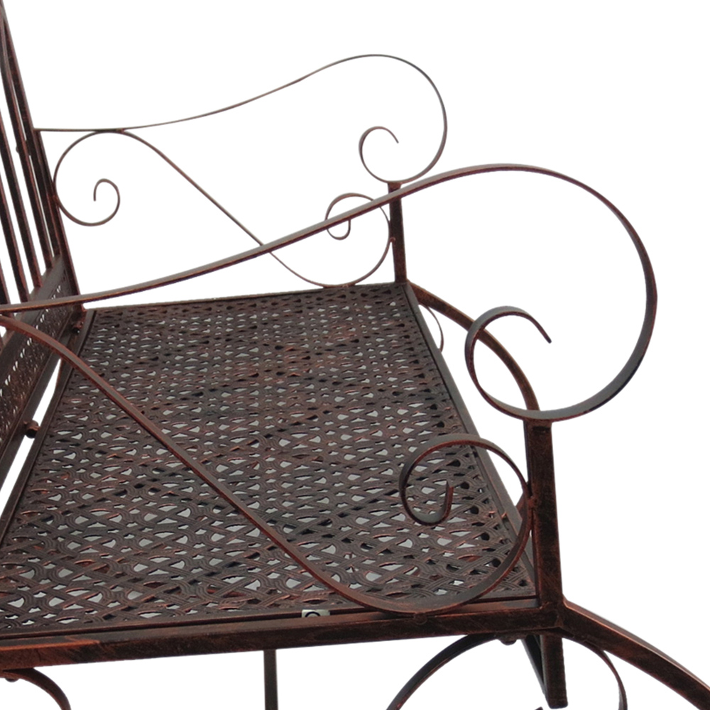 Outsunny 2 Seater Bronze Swing Chair with Canopy Image 3