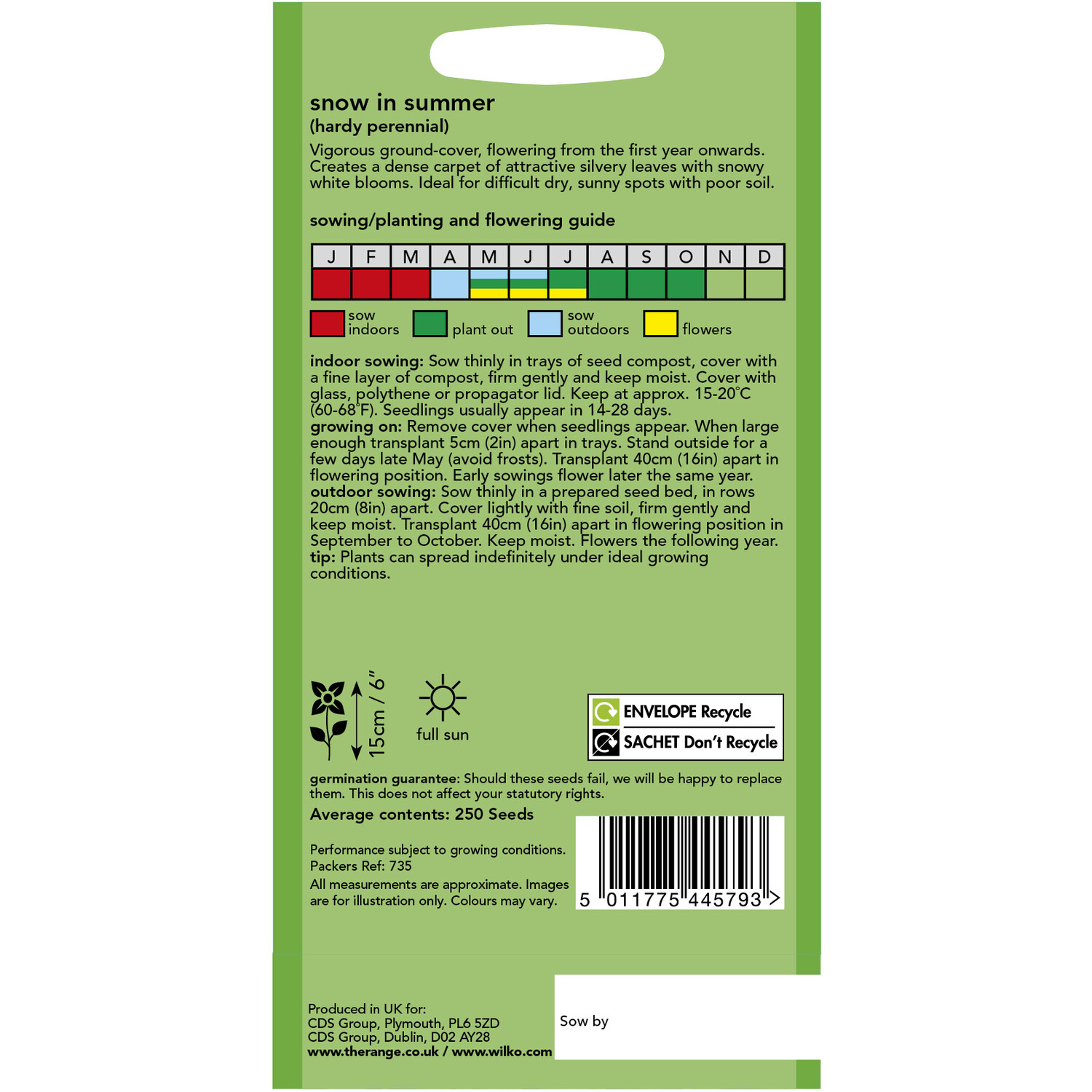 Wilko Snow in Summer Seeds Image 2