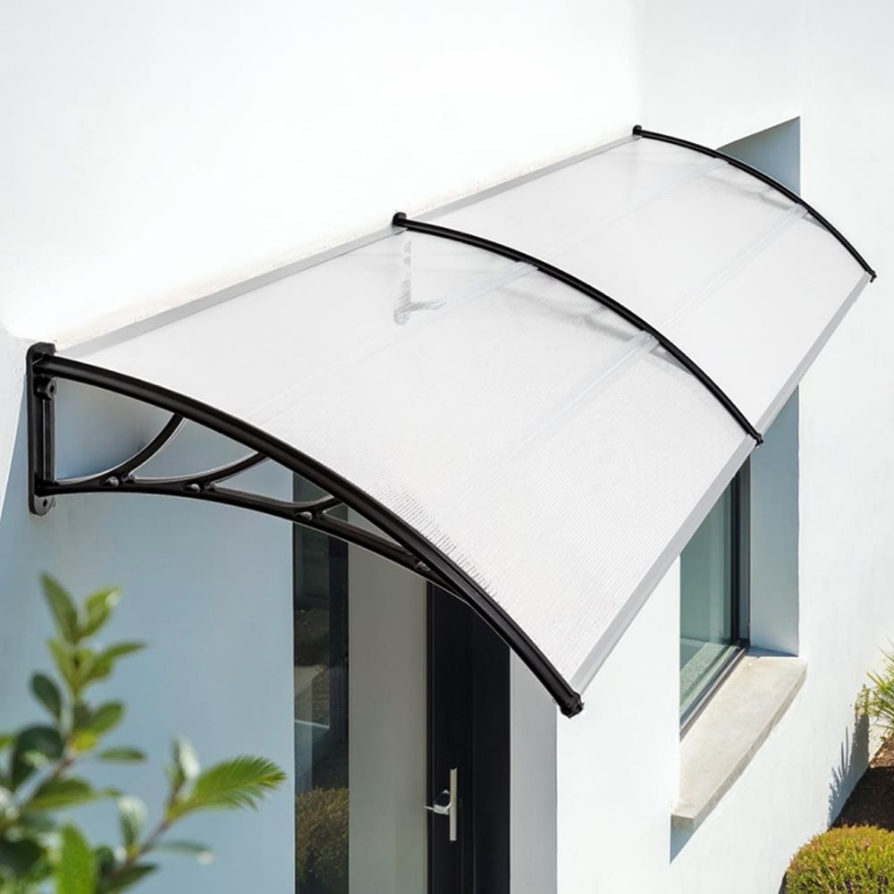 tectake Transparent Canopy 3 x 0.9m Image 1