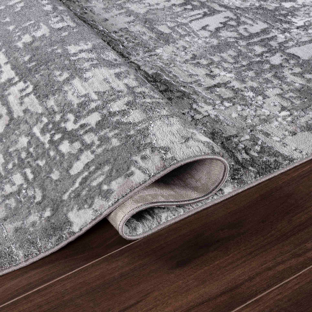 Desire Rugs Serenity Grey Abstract Lines Rug 60 x 220cm Image 3