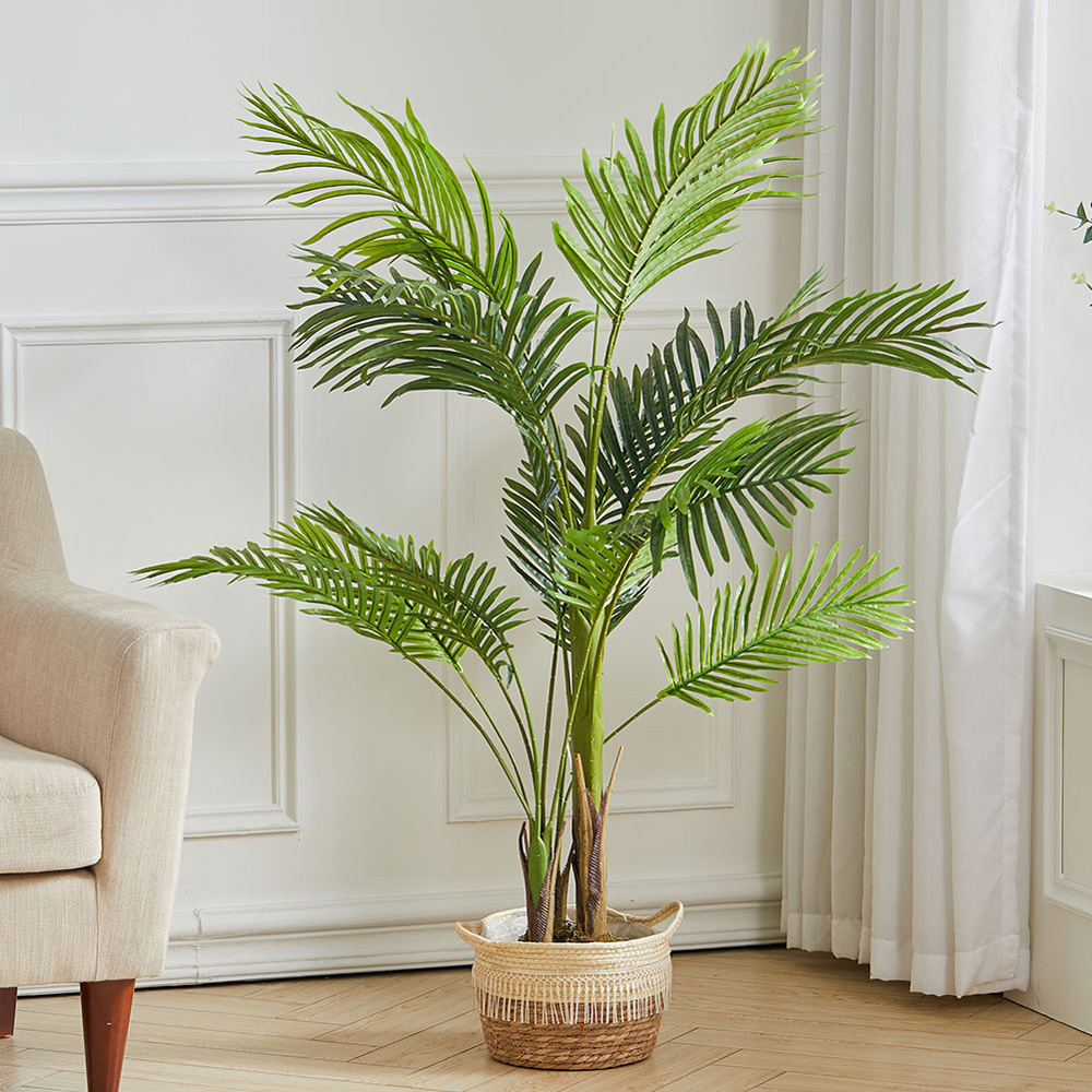 Living and Home Palm Tree Artificial Plant in Pot 130cm Image 8