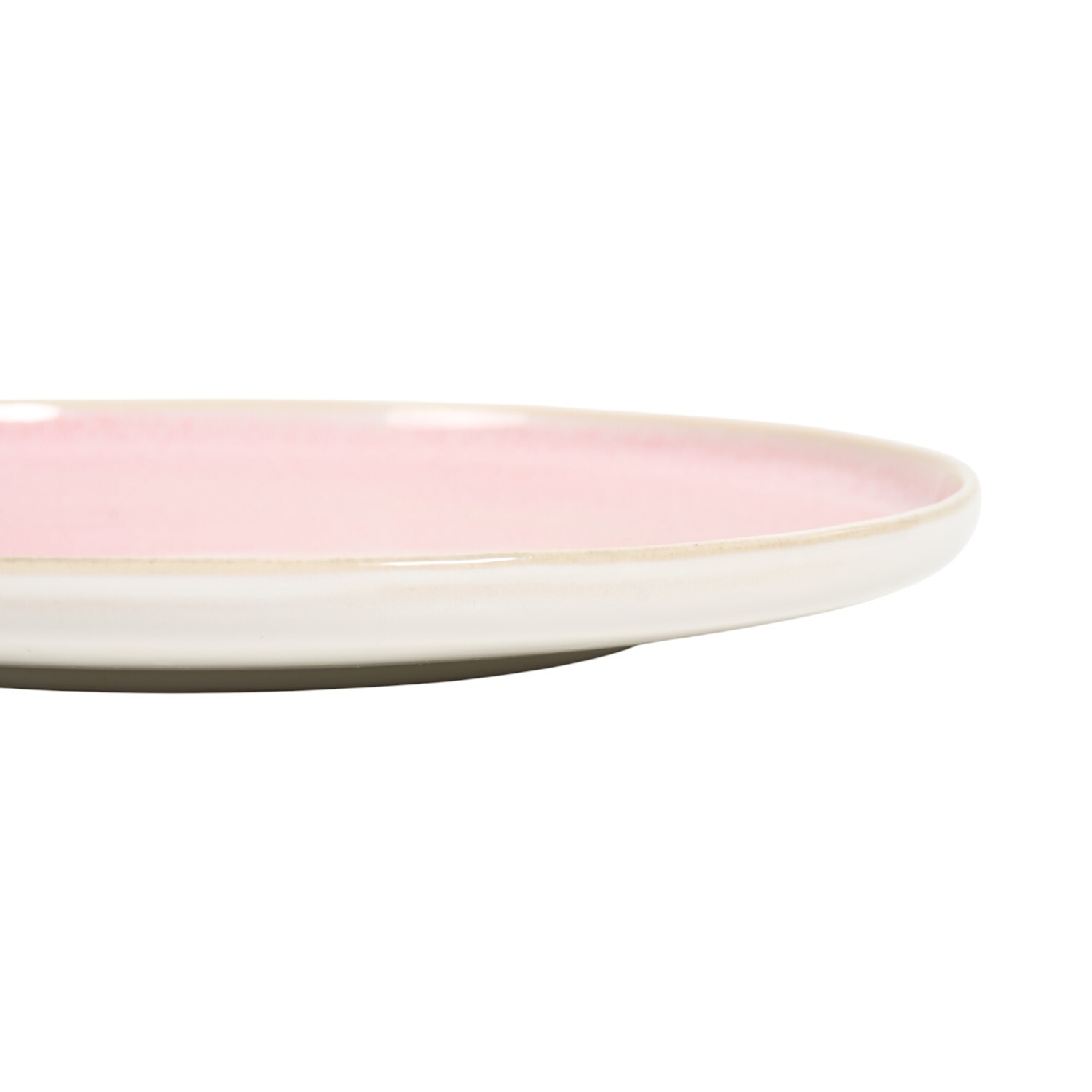 Reactive Glaze Plate Pink Dinner Plate Image 3