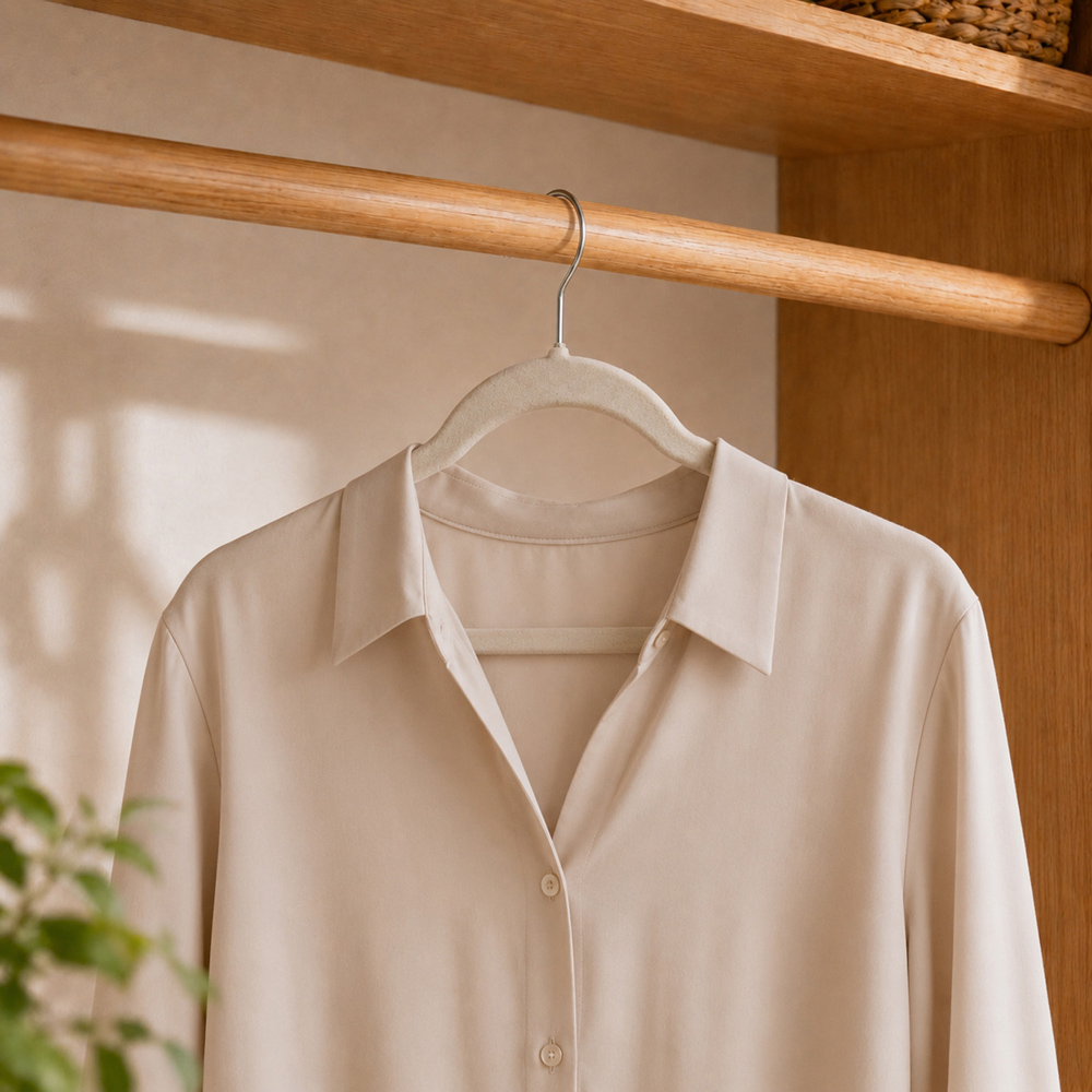 Pack of 10 Eden Velvet Hangers Greige Image 2