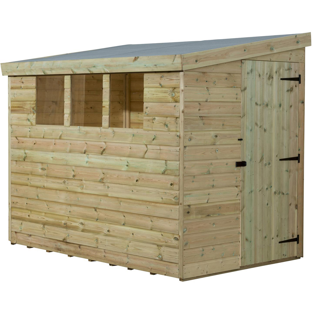 Empire Sheds 3000 6 x 5ft Tongue and Groove Wooden Pent Garden Shed Image 1