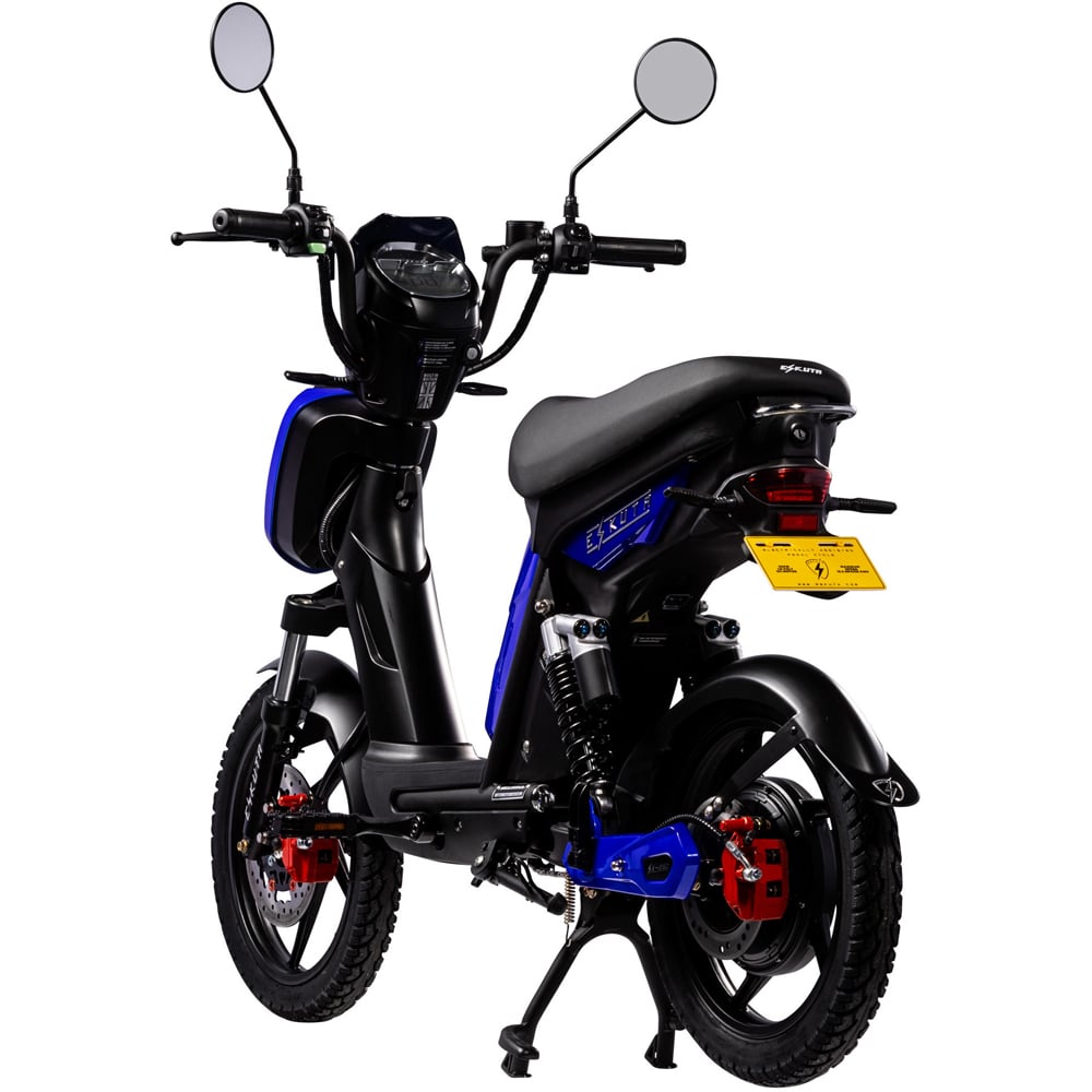 Eskuta SX-250 Classic Gloss Blue Electric Bike 48V Image 4