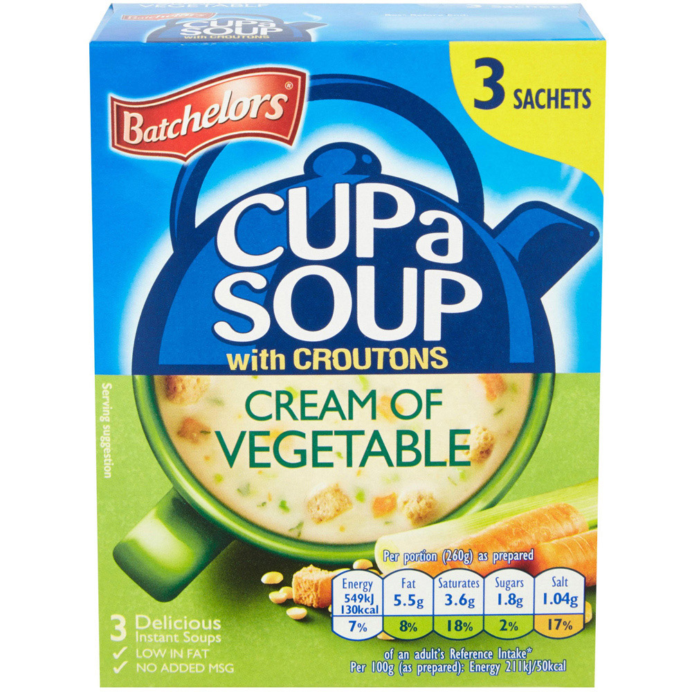 Batchelors Cream of Vegetable Cup A Soup 90g Image