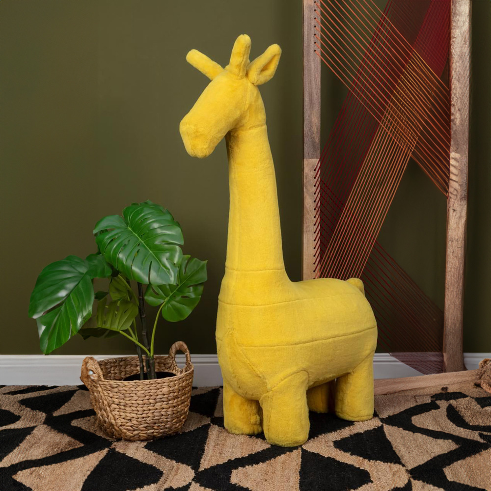 Premier Housewares Giraffe Yellow Animal Chair Image 7