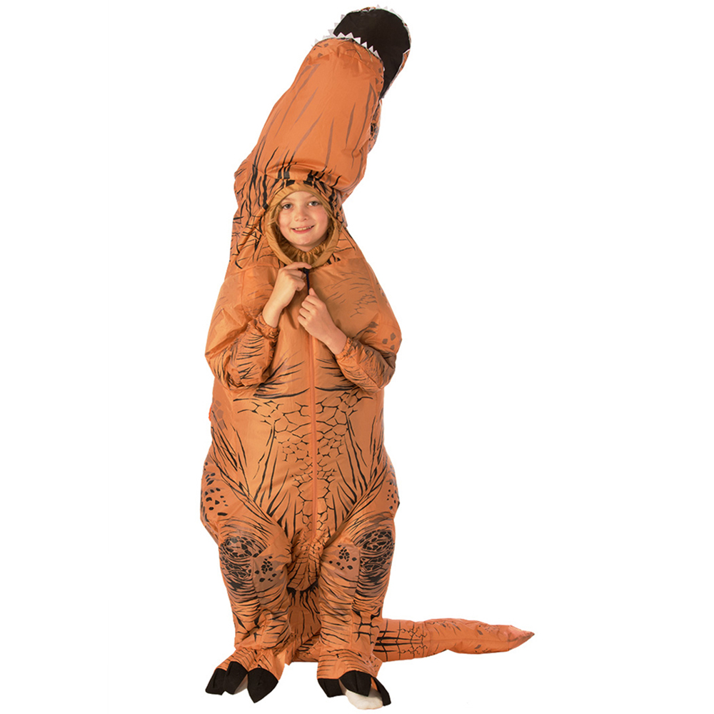 Jurassic World Kids T-Rex Inflatable Costume Image 7