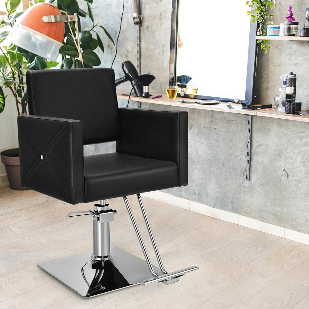 Costway Swivel Hairdressing Chair with Footrest Image 3