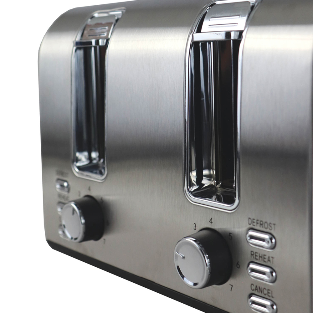 Igenix IGT0409SS Stainless Steel 4 Slice Toaster Image 6