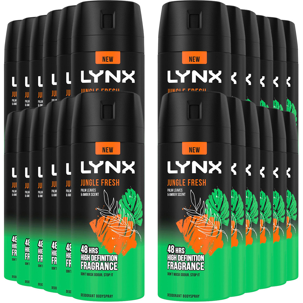 Lynx Body Spray Jungle Fresh 48H High Definition Fragrance Deodorant ...