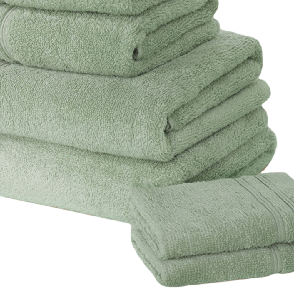 Rapport Home So Soft Green Cotton Bath Towel Image 3