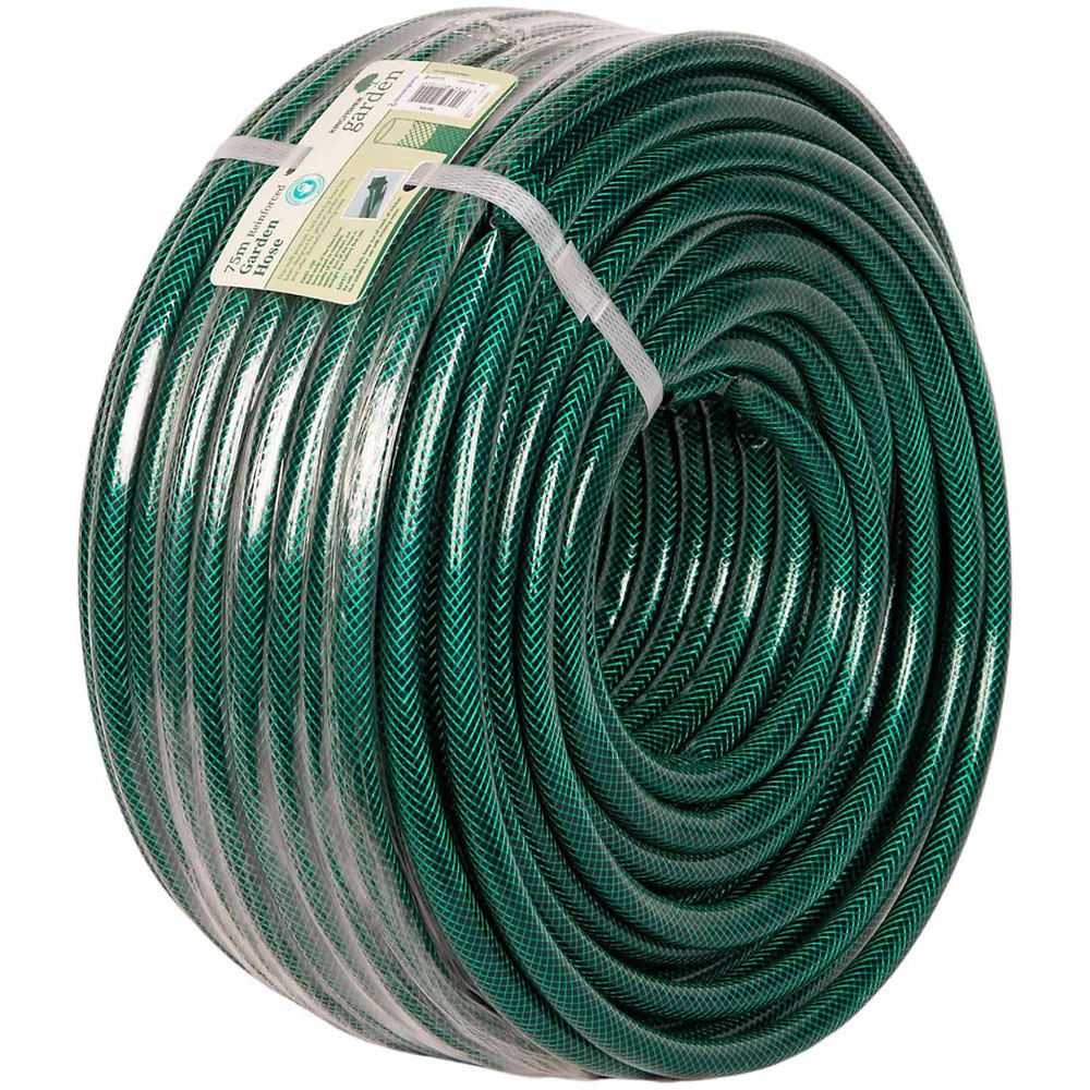Samuel Alexander 75m Green Reinforced Garden Hose Wilko