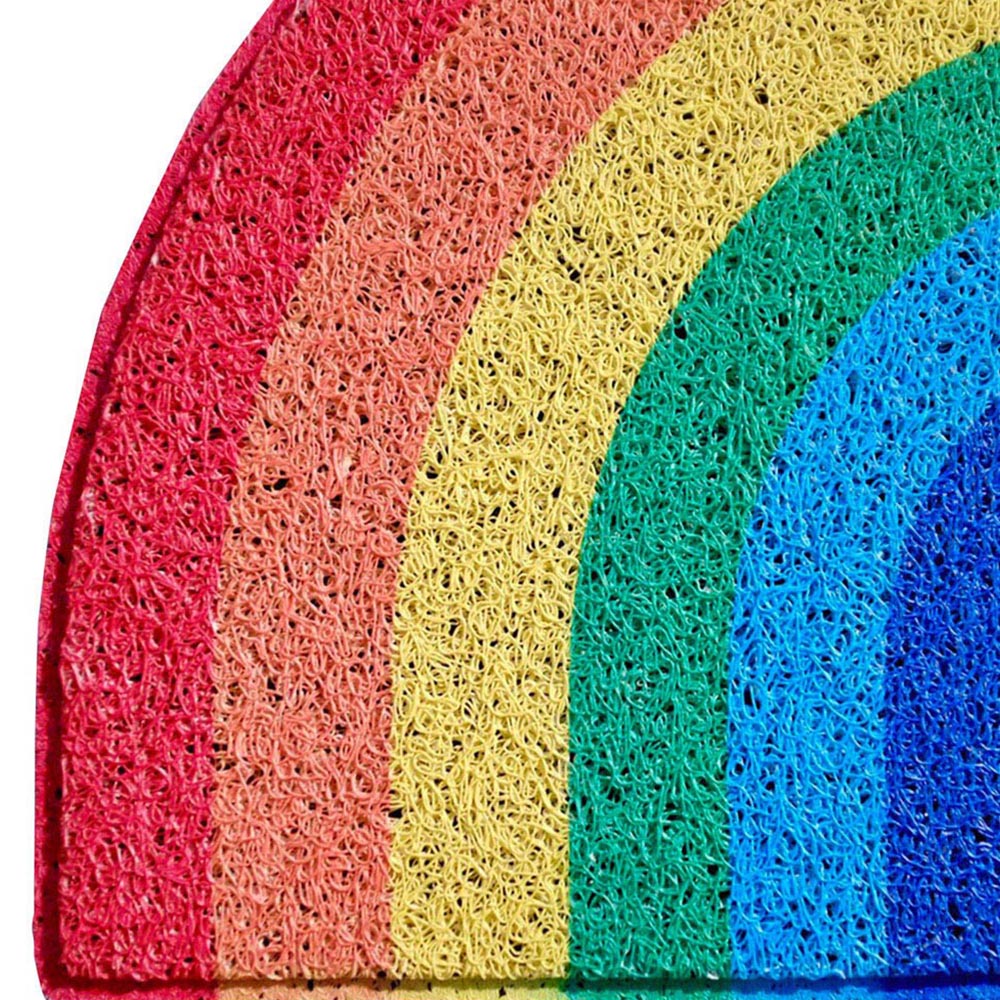 Oseasons Rainbow Half Moon Doormat 70 x 44cm Image 3