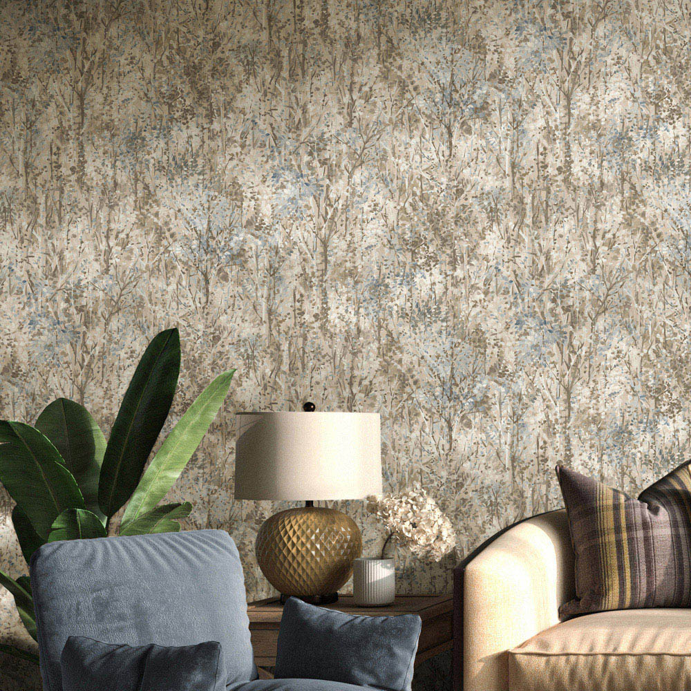Holden Verdant Forest Blue Wallpaper Image 3